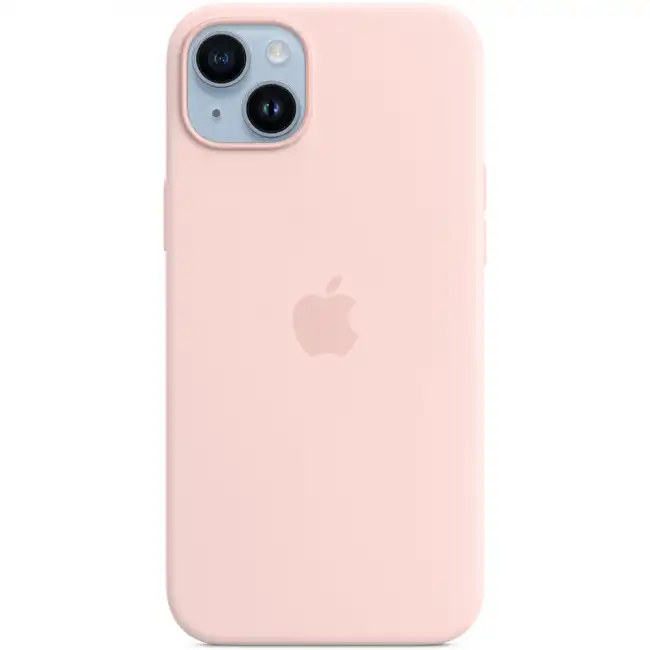 Аксессуары для смартфона Apple Чехол для iPhone 14 Plus Silicone Case with MagSafe - Chalk Pink MPT73ZM/A