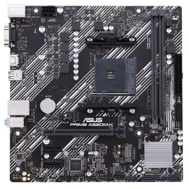 Материнская плата Asus PRIME A520M-K 90MB1500-M0EAY0 (micro-ATX, AMD AM4)