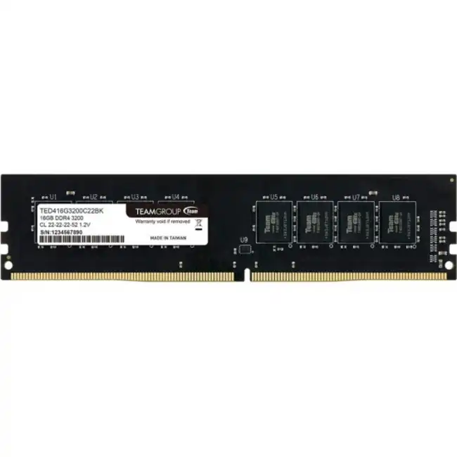 ОЗУ Team Group TED416G3200C22BK (DIMM, DDR4, 16 Гб, 3200 МГц)