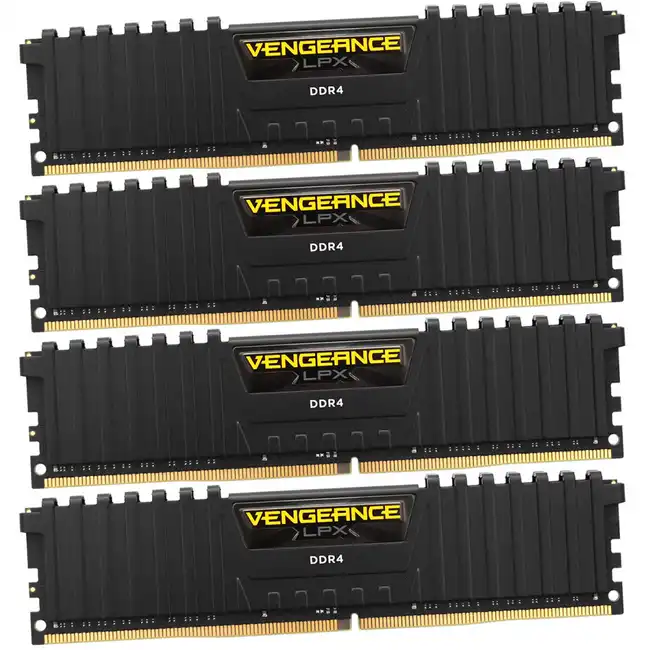 ОЗУ Corsair Vengeance LPX CMK128GX4M4E3200C16 (DIMM, DDR4, 128 Гб (4 х 32 Гб), 3200 МГц)