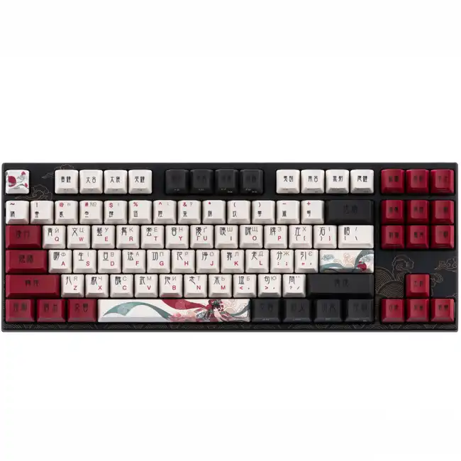 Клавиатура Varmilo VEM87 Beijing Opera EC V2 Ivy A33A028B1A3A17A025 (Проводная, USB)