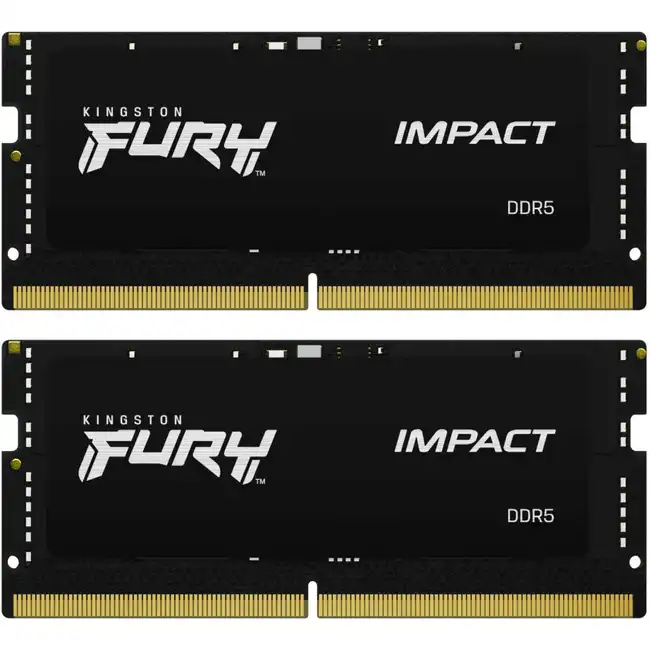 ОЗУ Kingston Fury Impcat Black XMP KF564S38IBK2-32 (SO-DIMM, DDR5, 32 Гб (2 х 16 Гб), 6400 МГц)