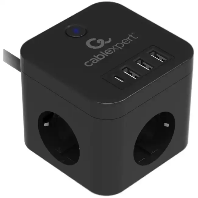 Распределитель питания Cablexpert Cube CUBE-3-CU3-B-1.5