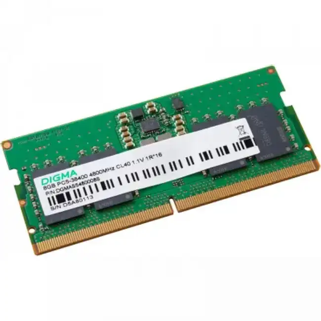 ОЗУ Digma DGMAS54800016S (SO-DIMM, DDR5, 16 Гб, 4800 МГц)