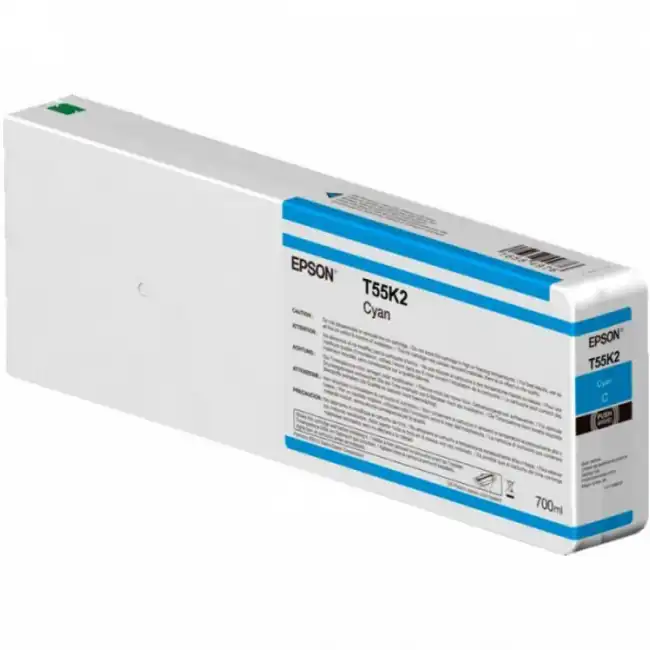 Струйный картридж Epson UltraChrome HDX/HD 700ml с голубыми чернилами C13T55K200