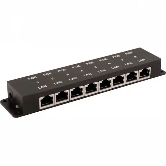 Сетевое устройство OSNOVO MIDSPAN-8/P (PoE-инжектор)