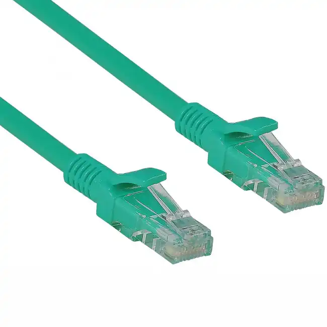 Патч-корд ExeGate UTP-RJ45-RJ45-5e-0,3M-GN EX258665RUS