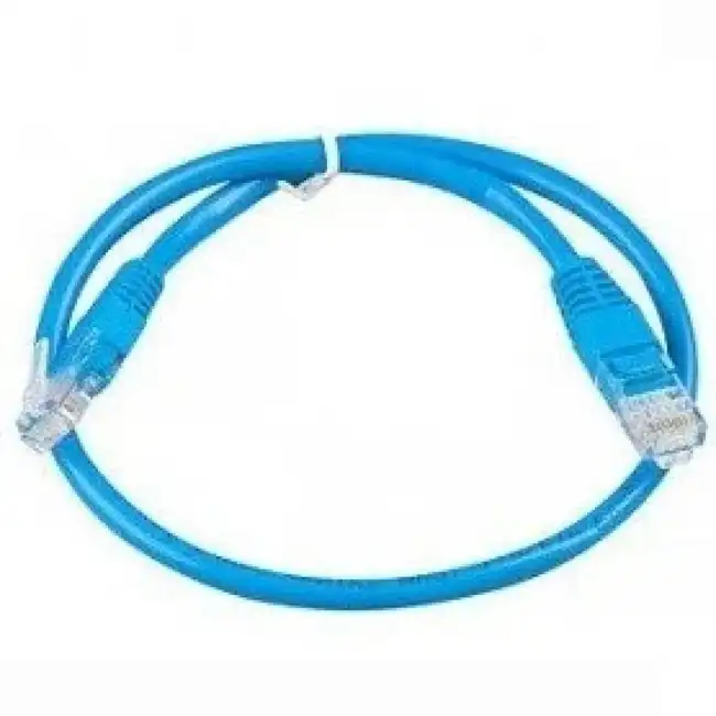 Патч-корд ExeGate UTP-RJ45-RJ45-5e-0,5M-BL EX172877RUS