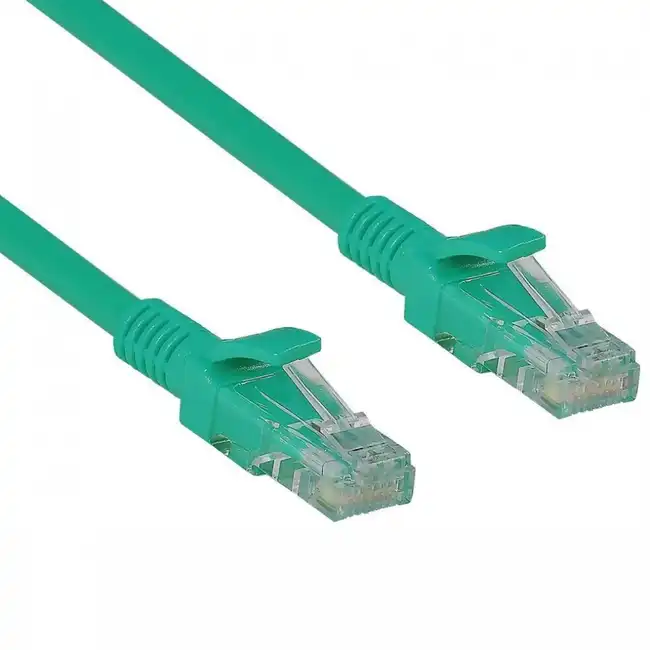 Патч-корд ExeGate UTP-RJ45-RJ45-5e-0,3M-LSZH-GN EX286373RUS