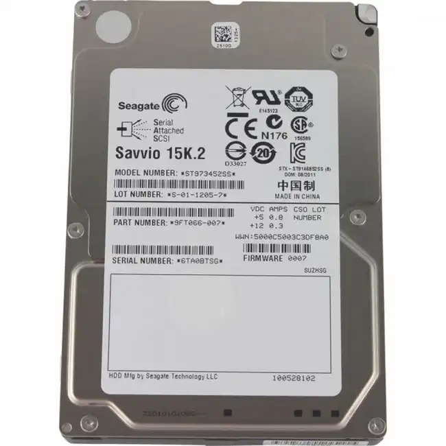 Внутренний жесткий диск Seagate Savvio ST973452SS (HDD (классические), 73 ГБ, 2.5 дюйма, SAS)