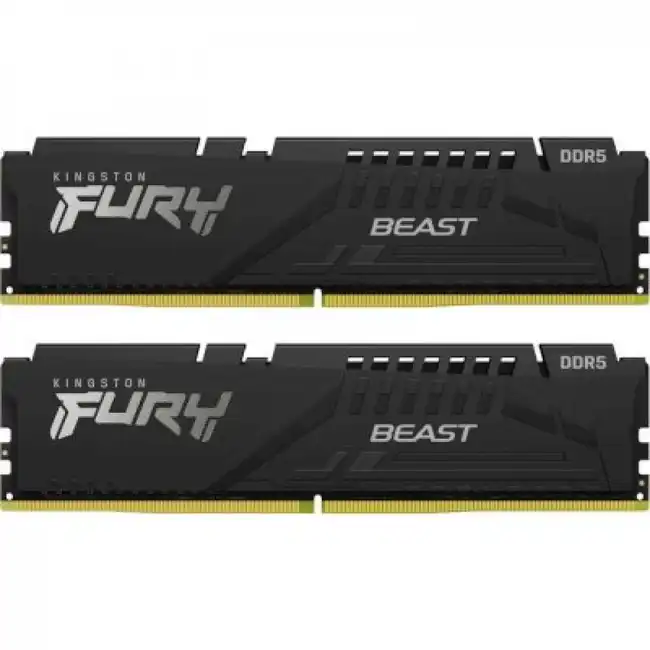 ОЗУ Kingston FURY Beast Black KF560C30BBK2-32 (DIMM, DDR5, 32 Гб, 6000 МГц)