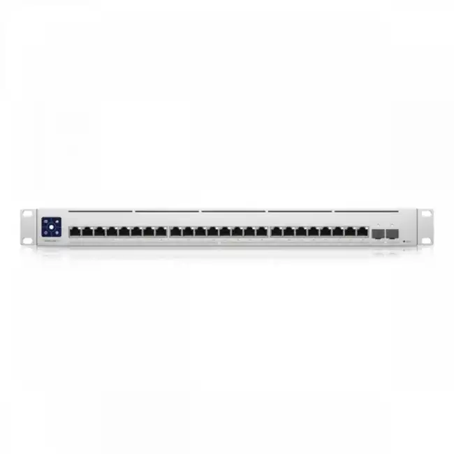 Коммутатор Ubiquiti USW-EnterpriseXG-24-EU (10 GBase-T (10000 мбит/с), 2 SFP порта)