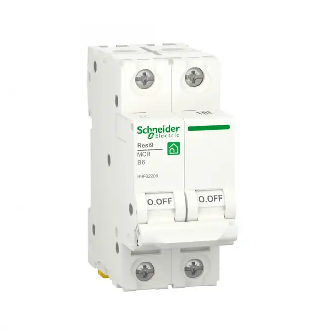 Schneider Electric R9F02206 - 2P (АВ) 2P B 6А 6 kA