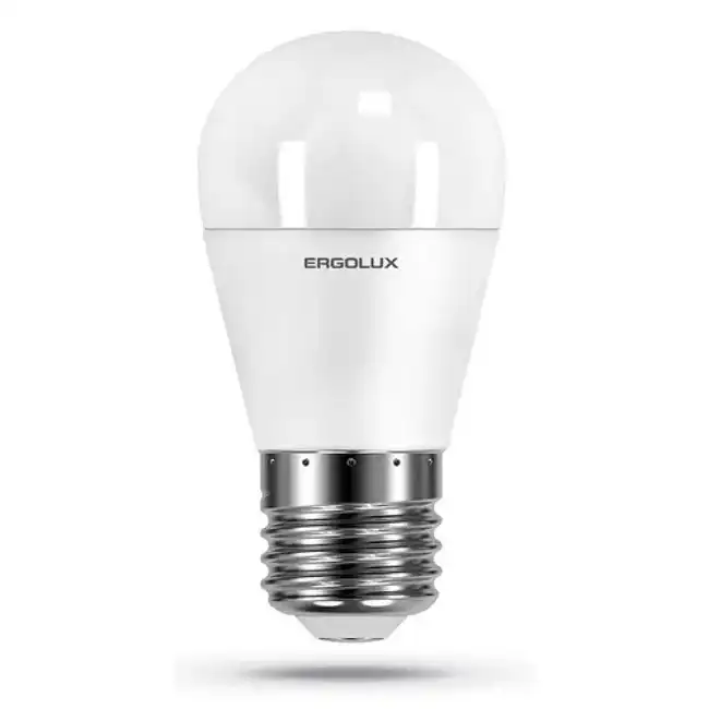 Ergolux LED-G45-9W-E27-6K